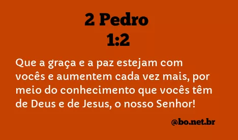 2 Pedro 1:2 NTLH