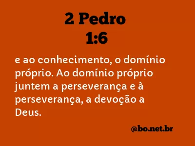 2 Pedro 1:6 NTLH
