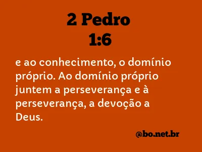 2 Pedro 1:6 NTLH