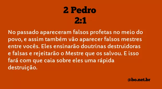 2 Pedro 2:1 NTLH