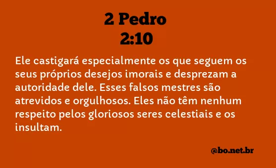 2 Pedro 2:10 NTLH