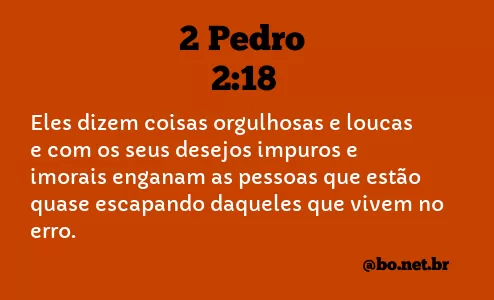 2 Pedro 2:18 NTLH