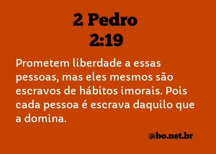 2 Pedro 2:19 NTLH