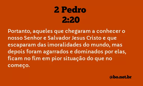 2 Pedro 2:20 NTLH