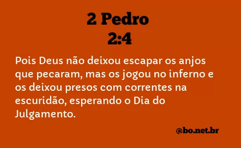 2 Pedro 2:4 NTLH