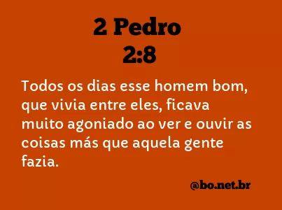2 Pedro 2:8 NTLH