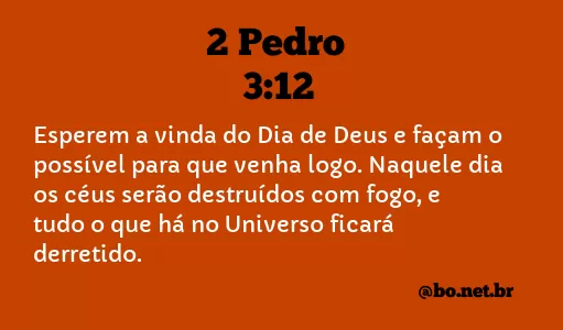 2 Pedro 3:12 NTLH