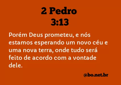 2 Pedro 3:13 NTLH