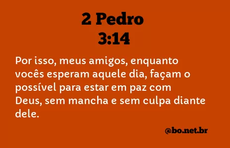 2 Pedro 3:14 NTLH