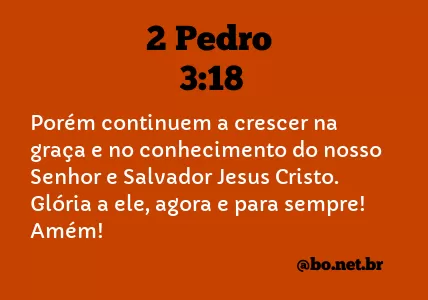 2 Pedro 3:18 NTLH