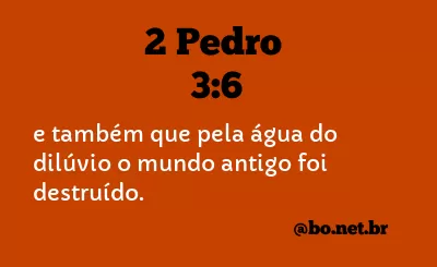 2 Pedro 3:6 NTLH