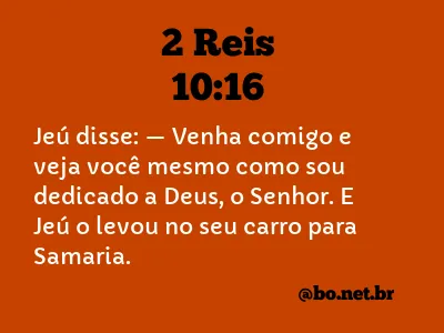 2 Reis 10:16 NTLH