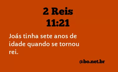 2 Reis 11:21 NTLH