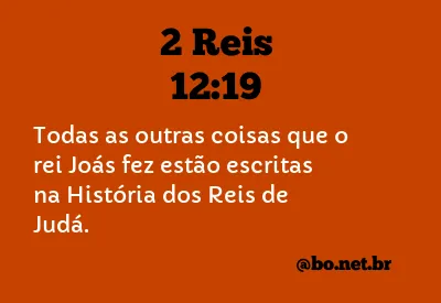 2 Reis 12:19 NTLH