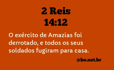 2 Reis 14:12 NTLH