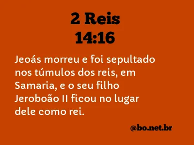 2 Reis 14:16 NTLH