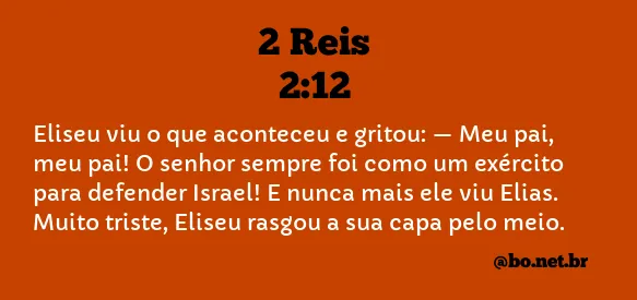 2 Reis 2:12 NTLH