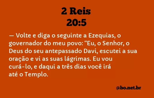 2 Reis 20:5 NTLH