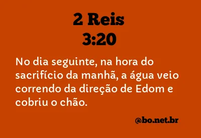 2 Reis 3:20 NTLH