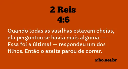 2 Reis 4:6 NTLH