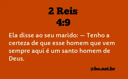 2 Reis 4:9 NTLH