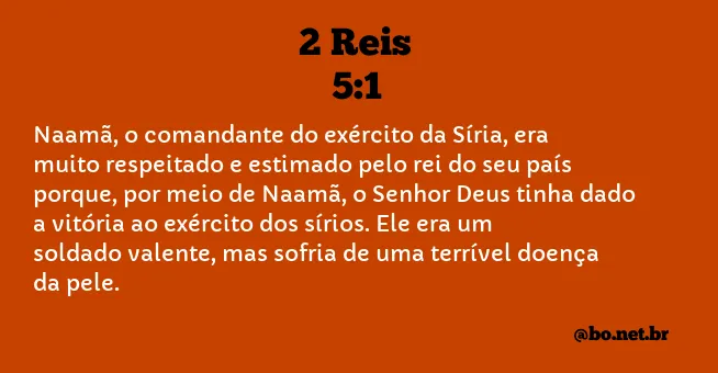 2 Reis 5:1 NTLH