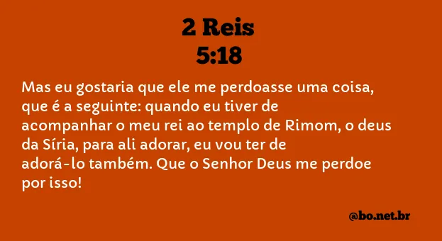 2 Reis 5:18 NTLH