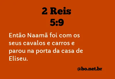 2 Reis 5:9 NTLH