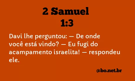 2 Samuel 1:3 NTLH