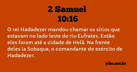 2 Samuel 10:16 NTLH