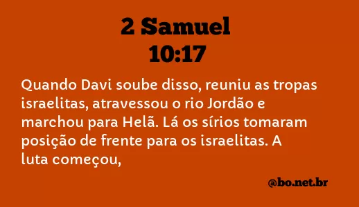 2 Samuel 10:17 NTLH