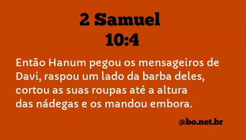 2 Samuel 10:4 NTLH