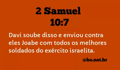 2 Samuel 10:7 NTLH