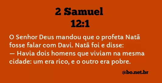 2 Samuel 12:1 NTLH