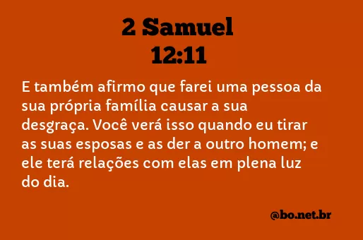 2 Samuel 12:11 NTLH
