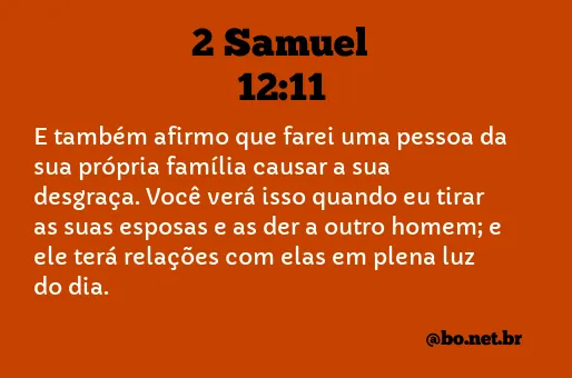 2 Samuel 12:11 NTLH