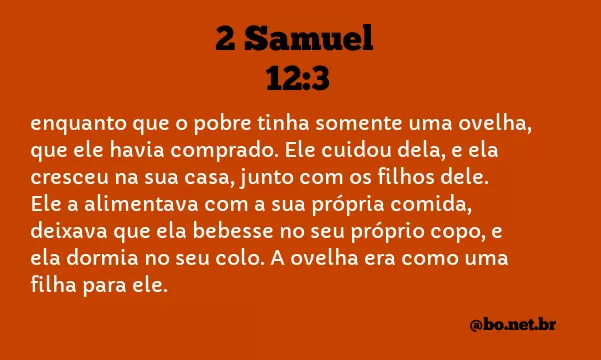 2 Samuel 12:3 NTLH