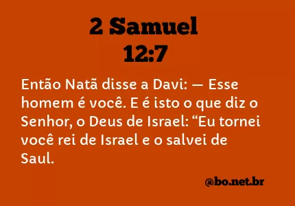 2 Samuel 12:7 NTLH