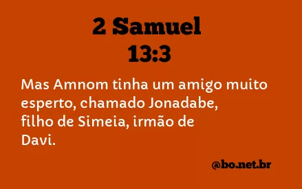 2 Samuel 13:3 NTLH