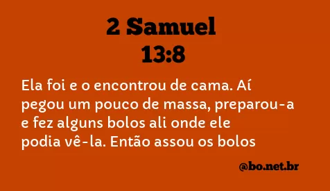 2 Samuel 13:8 NTLH