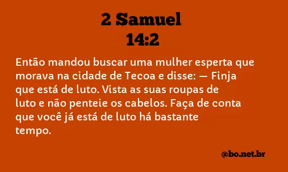 2 Samuel 14:2 NTLH