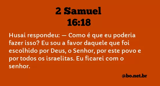 2 Samuel 16:18 NTLH
