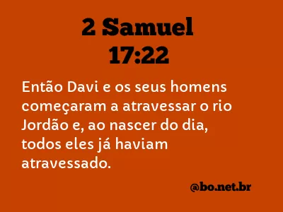 2 Samuel 17:22 NTLH