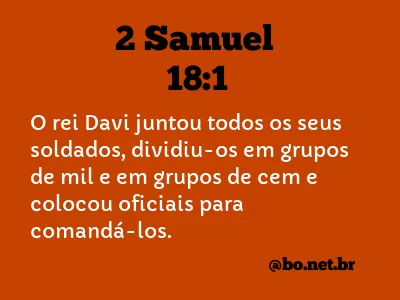 2 Samuel 18:1 NTLH