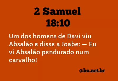 2 Samuel 18:10 NTLH