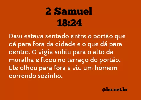 2 Samuel 18:24 NTLH