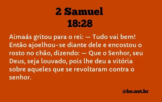 2 Samuel 18:28 NTLH