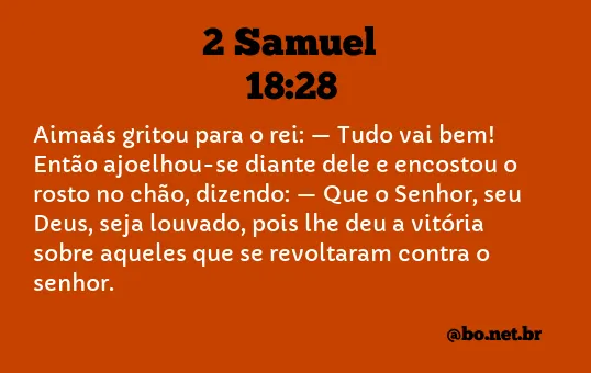 2 Samuel 18:28 NTLH