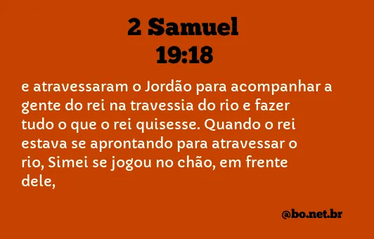 2 Samuel 19:18 NTLH