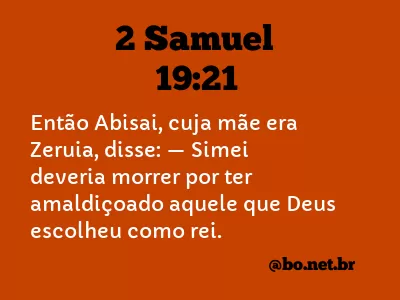 2 Samuel 19:21 NTLH